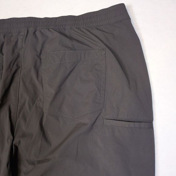 Duluth Trading Womens 26W Alaskan Hardgear Pants Gray Stretch Nylon Hike Outdoor - Picture 8 of 12